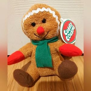 Cuddly Cousins Gingerbread Boy Plush Stuffed Toy 7 Inches Christmas